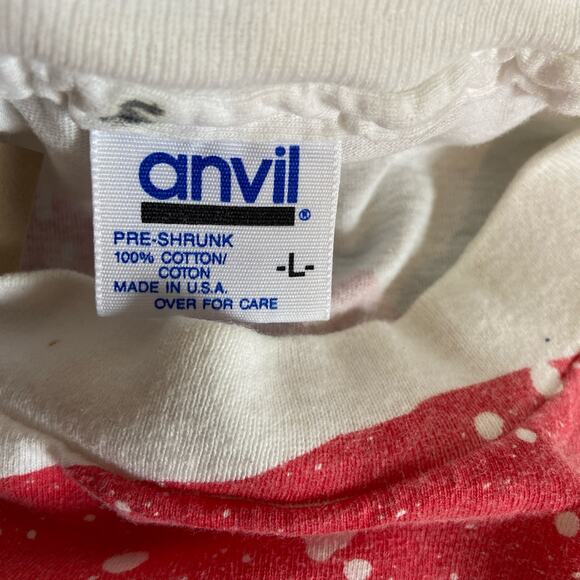 Vintage Single Stitch AOP Faded  Flag Made in USA - Adult Size L - Picture 4 of 5